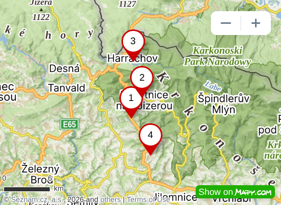 Mapa farností
